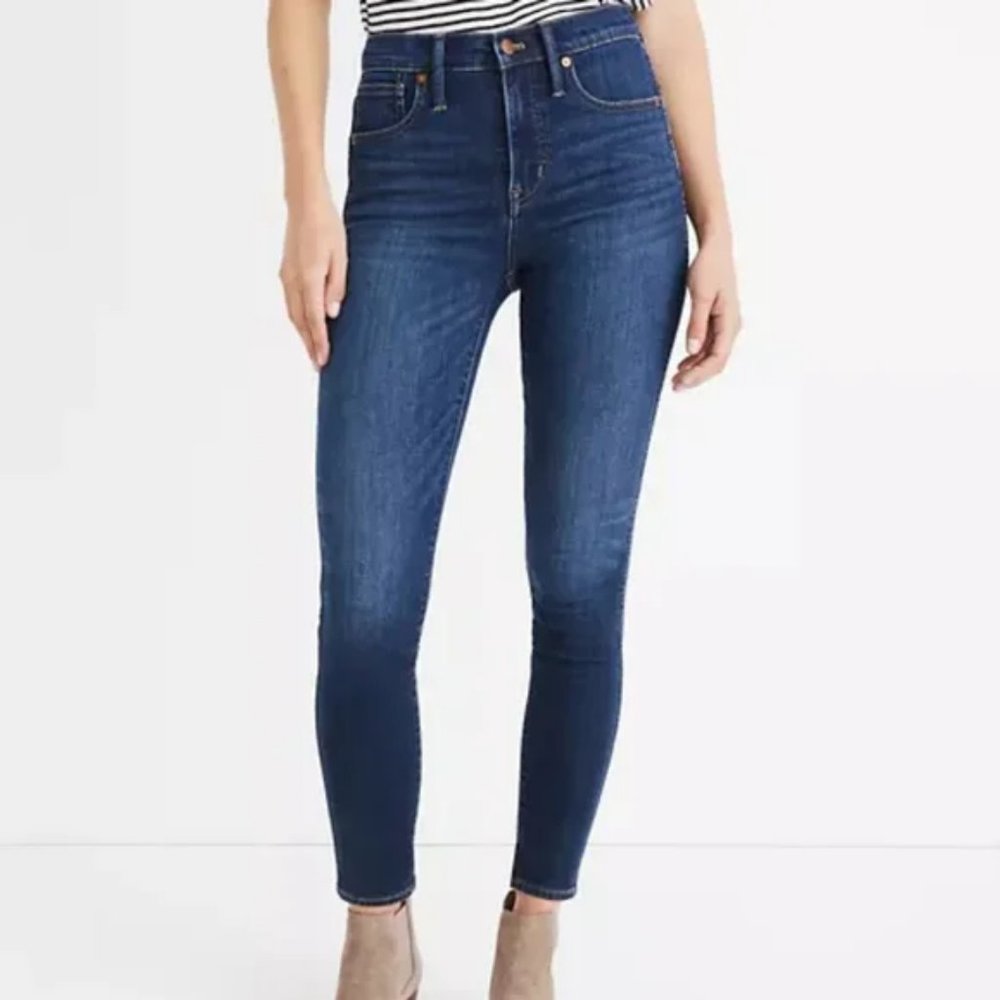 Madewell 10" HIgh Rise  Skinny Crop Jeans